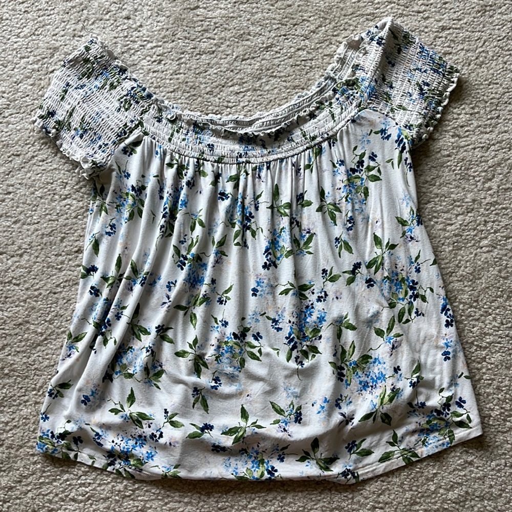 American Eagle Soft & Sexy Floral Shirt